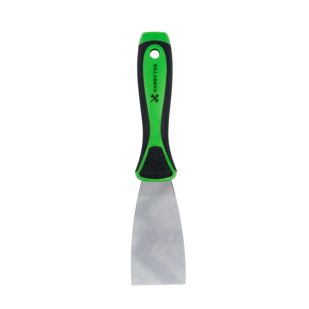 Handy Tek Carbon Steel Putty Knife - Flexible, Soft Grip Handle - 2" - 12 count box