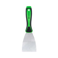 Handy Tek Carbon Steel Putty Knife - Flexible, Soft Grip Handle - 3" - 12 count box