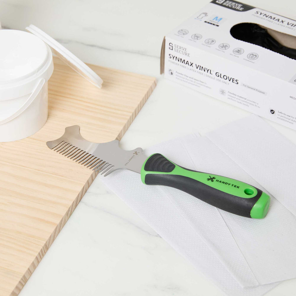 Handy Tek 4-In-1 Painter's Multi-Tool - Soft Grip Handle - 6 1/4" x 2 1/4" x 1 1/4" - 12 count box