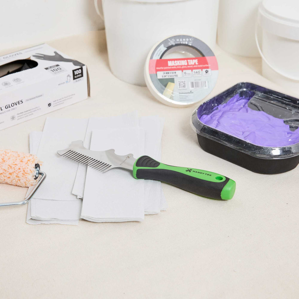 Handy Tek 4-In-1 Painter's Multi-Tool - Soft Grip Handle - 6 1/4" x 2 1/4" x 144 1/4" - 144 count box