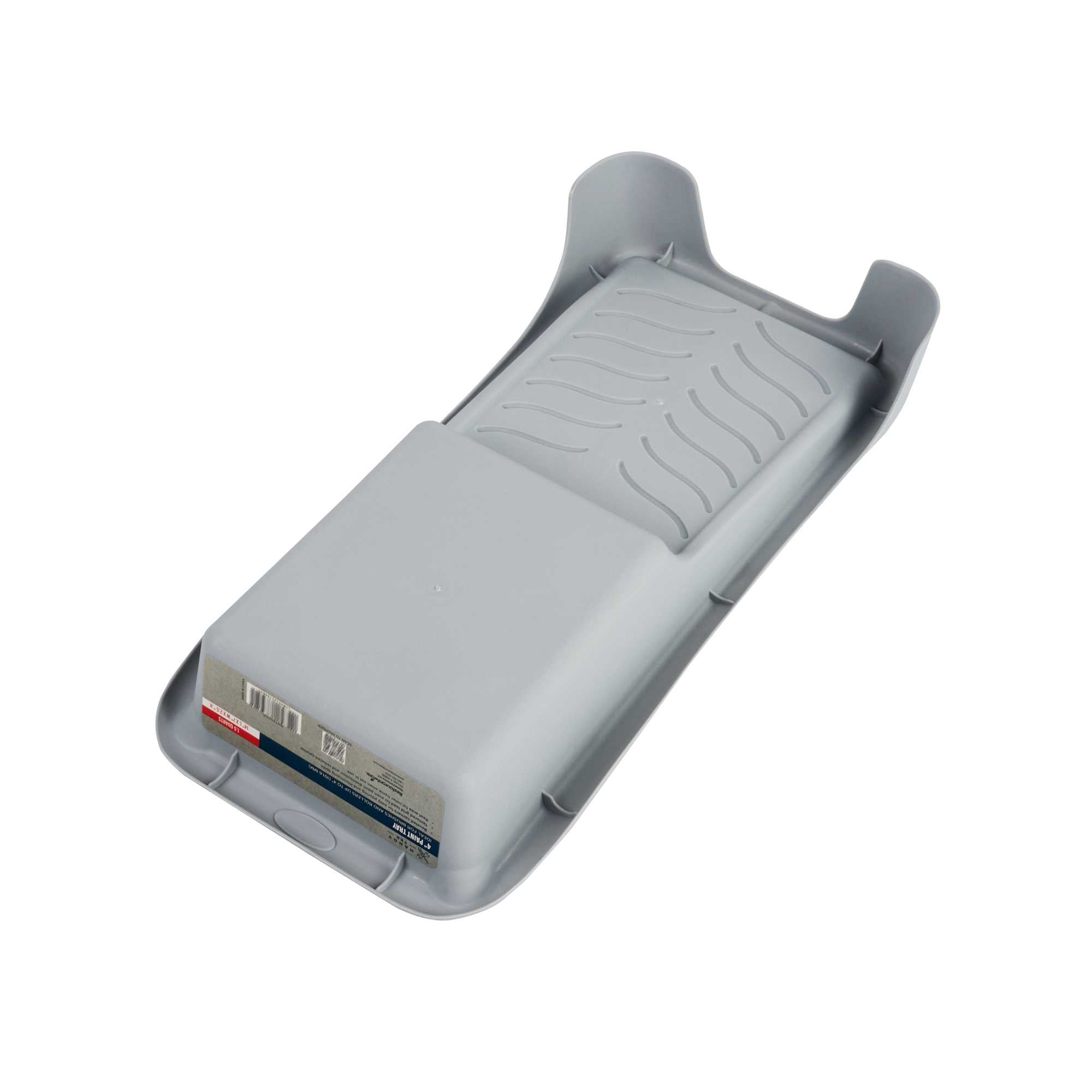 Handy Tek 1.5 qt Gray Plastic Paint Tray - 14" x 7" x 2 1/2" - 1 count box