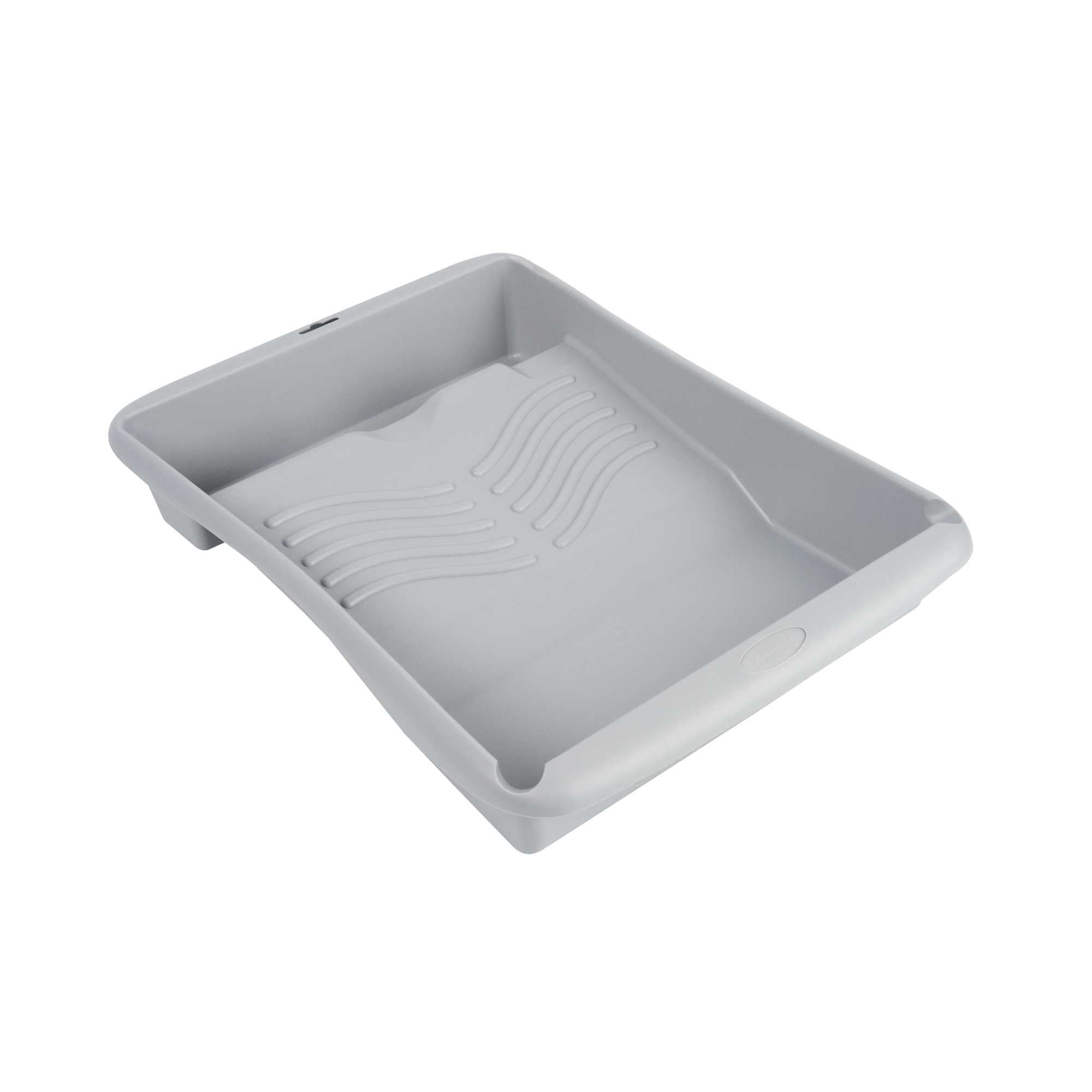 Handy Tek 1.5 gal 2-In-1 Gray Plastic Paint Tray - For Roller and Brush - 17 3/4" x 13" x 3" - 1 count box