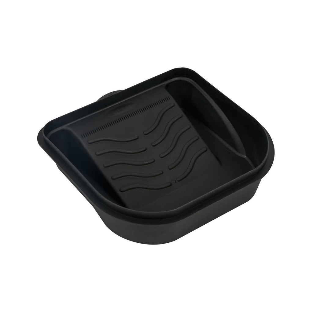 Handy Tek 27 oz Black Plastic Paint Tray / Pail Lid - Fits 0.5 gal Paint Pail - 7" x 7" x 1 3/4" - 50 count box