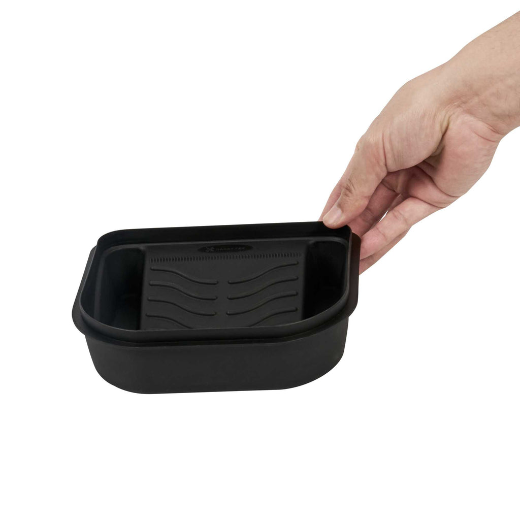 Handy Tek 27 oz Black Plastic Paint Tray / Pail Lid - Fits 0.5 gal Paint Pail - 7" x 7" x 1 3/4" - 50 count box