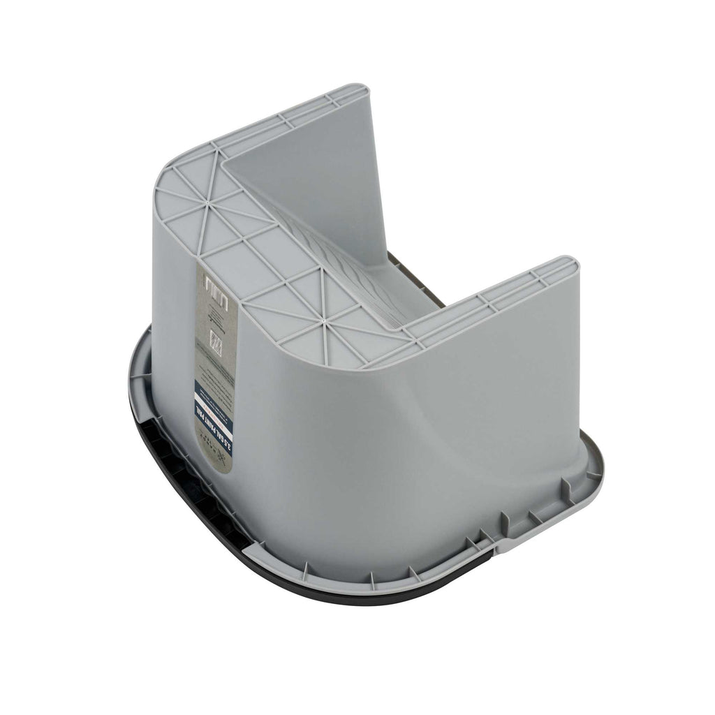 Handy Tek 3.5 gal Gray Plastic Paint Pail - 15 3/4" x 12 3/4" x 9" - 1 count box