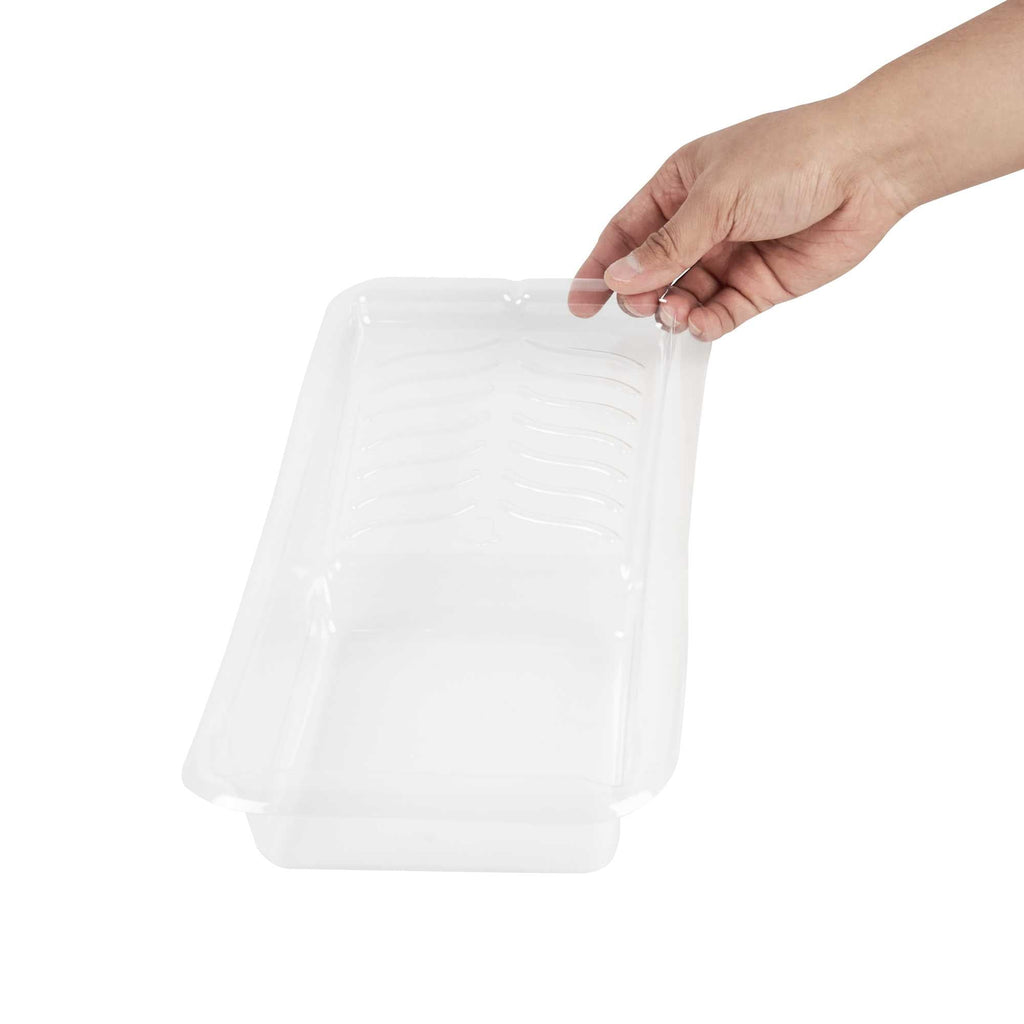 Handy Tek Clear Plastic Paint Tray Liner - Fits 1.5 qt Paint Tray - 13 3/4" x 6 3/4" x 2 1/4" - 60 count box