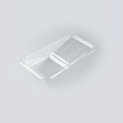 Handy Tek Clear Plastic Paint Tray Liner - Fits 1.5 qt Paint Tray - 13 3/4" x 6 3/4" x 2 1/4" - 60 count box