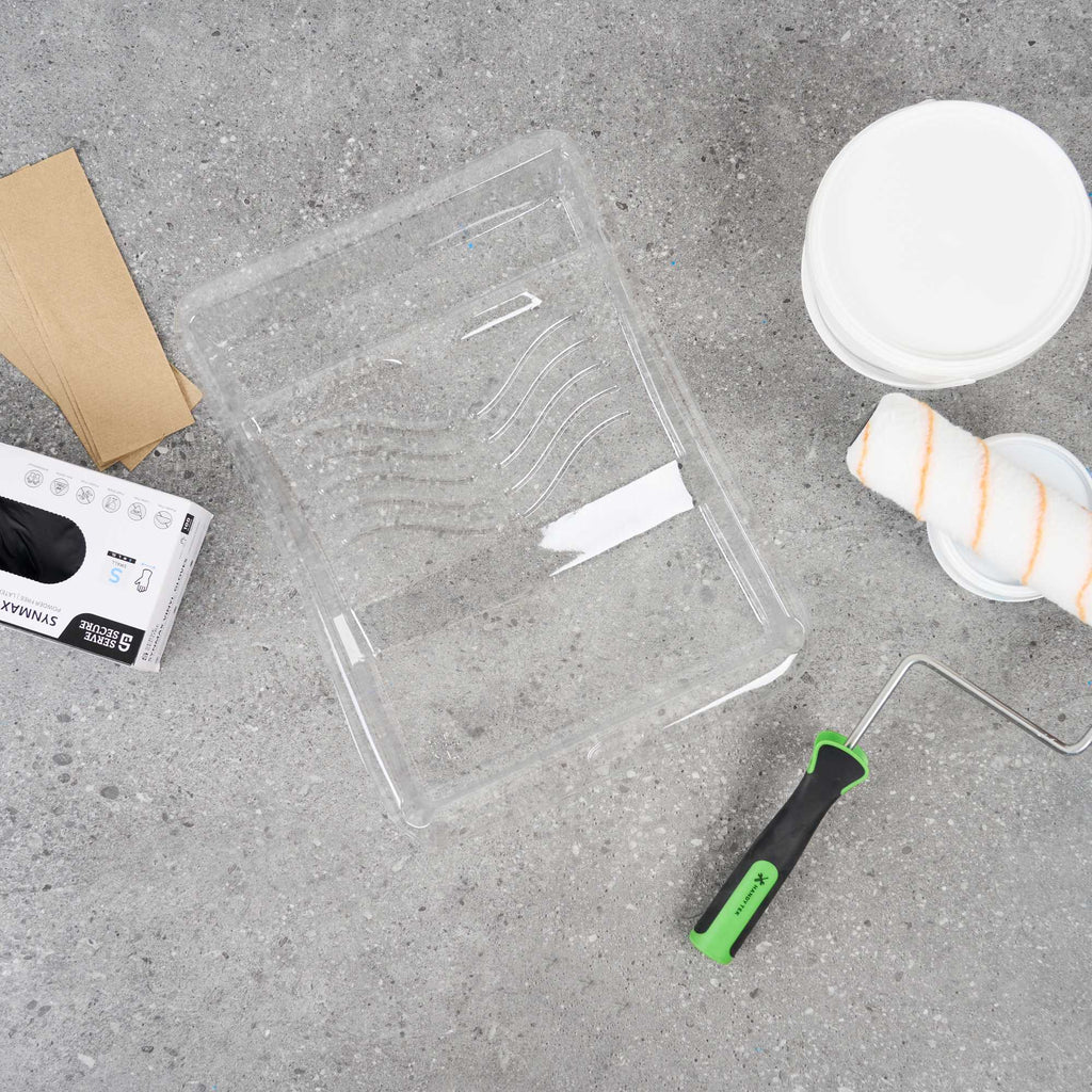Handy Tek Clear Plastic Paint Tray Liner - Fits 1.5 gal Paint Tray - 17 3/4" x 13" x 3" - 60 count box