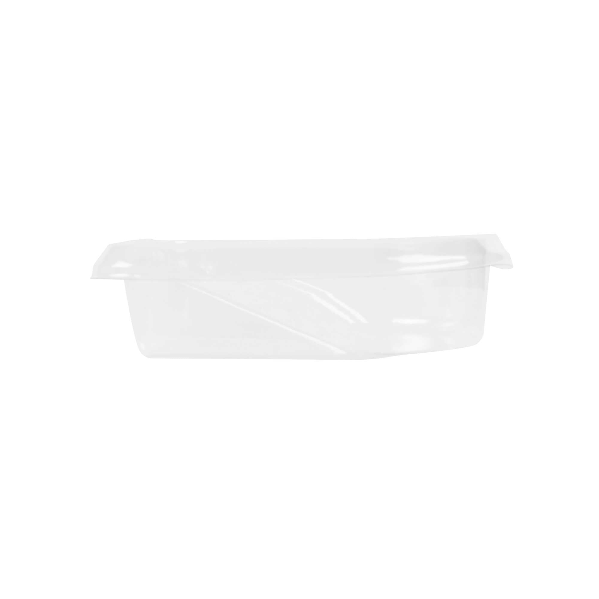 Handy Tek Clear Plastic Paint Tray Liner - Fits 27 oz Paint Tray / Pail Lid - 6 1/2" x 6" x 1 3/4" - 120 count box