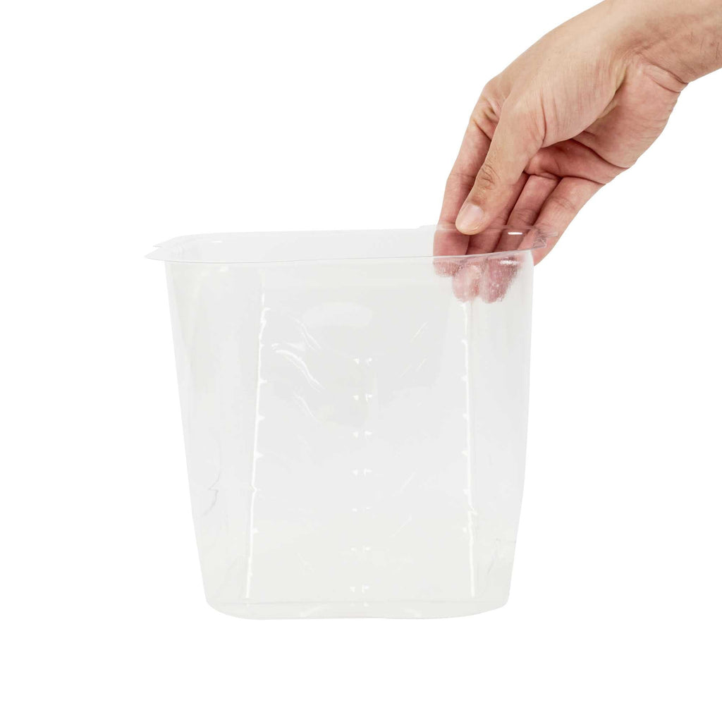 Handy Tek Clear Plastic Paint Pail Liner - Fits 0.5 gal Paint Pail - 7 3/4" x 7" x 6 1/2" - 120 count box