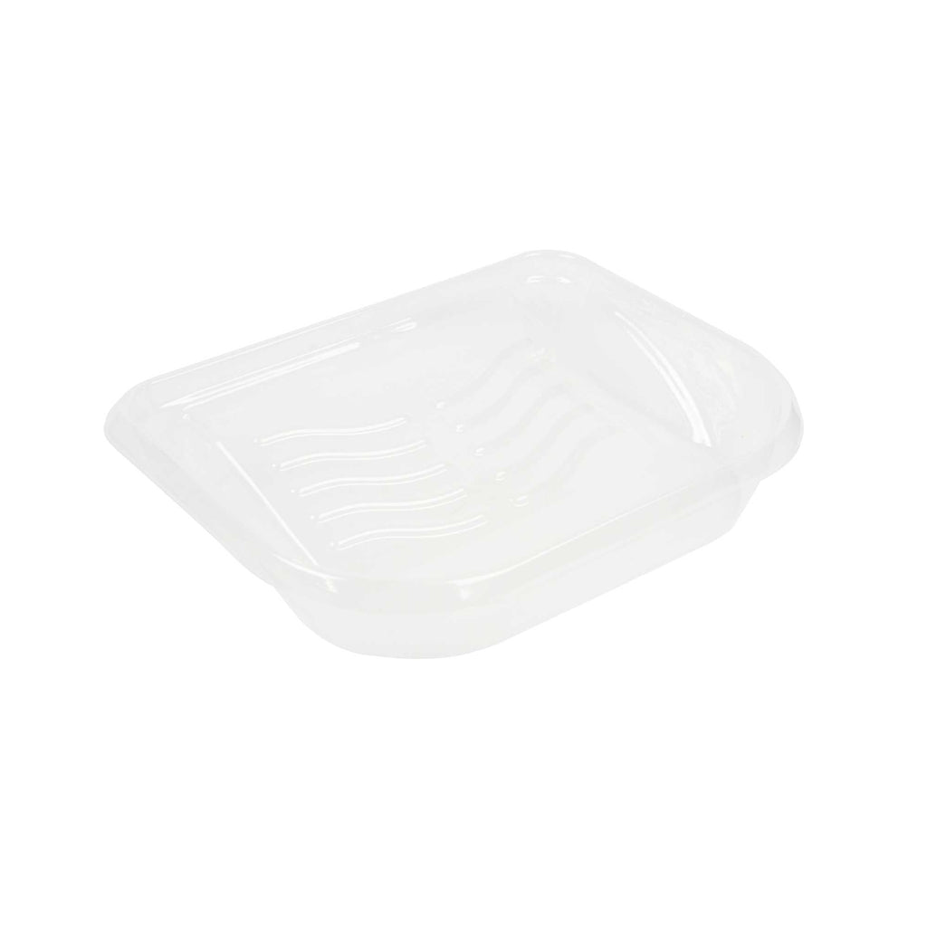 Handy Tek Clear Plastic Paint Tray Liner - Fits 120 qt Paint Tray / Pail Lid - 14" x 11 1/4" x 3" - 120 count box