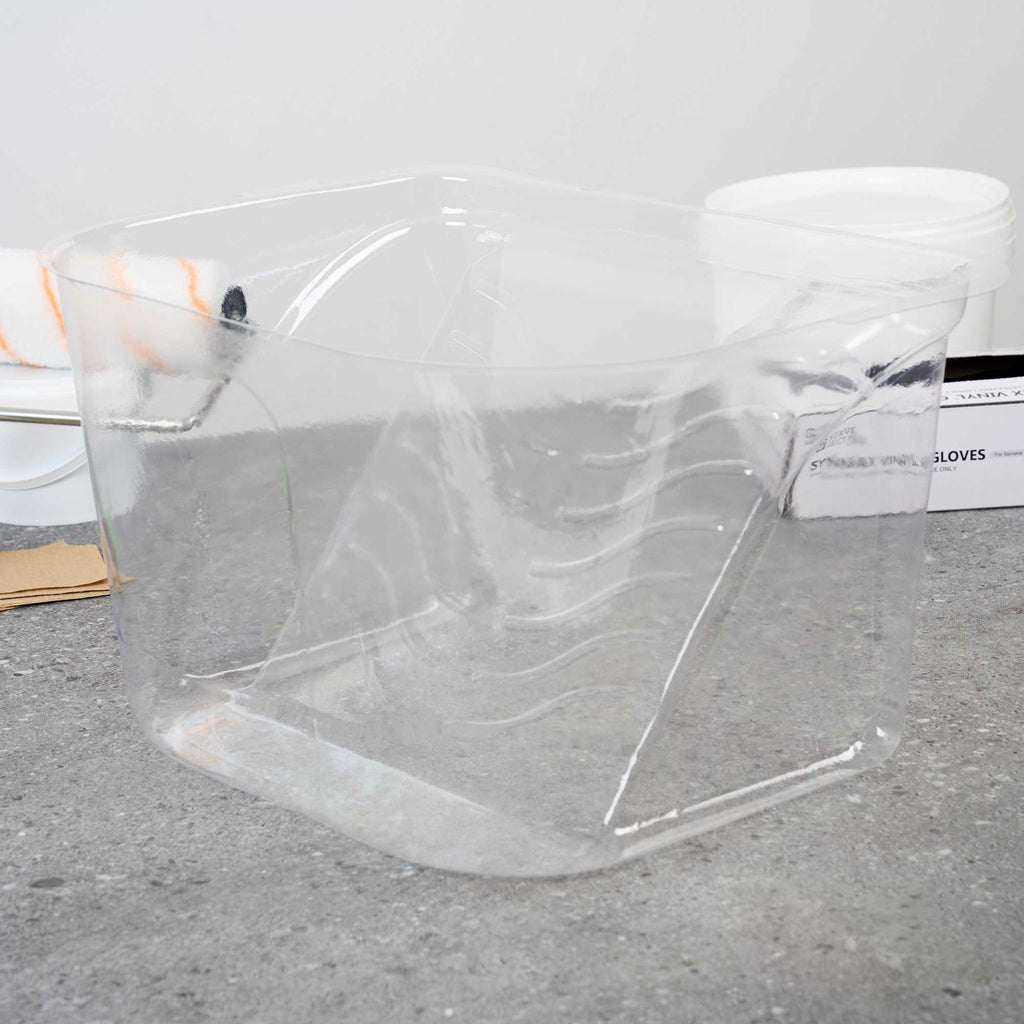 Handy Tek Clear Plastic Paint Pail Liner - Fits 3.5 gal Paint Pail - 15 1/2" x 12 1/4" x 9 1/4" - 5 count box