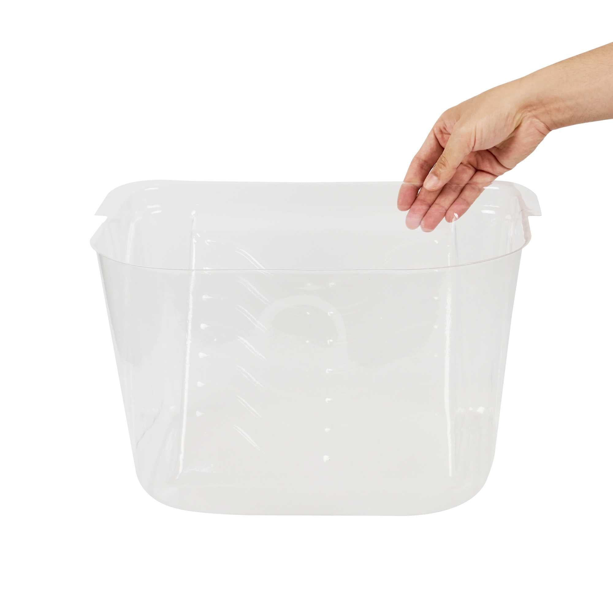 Handy Tek Clear Plastic Paint Pail Liner - Fits 3.5 gal Paint Pail - 15 1/2" x 12 1/4" x 9 1/4" - 120 count box