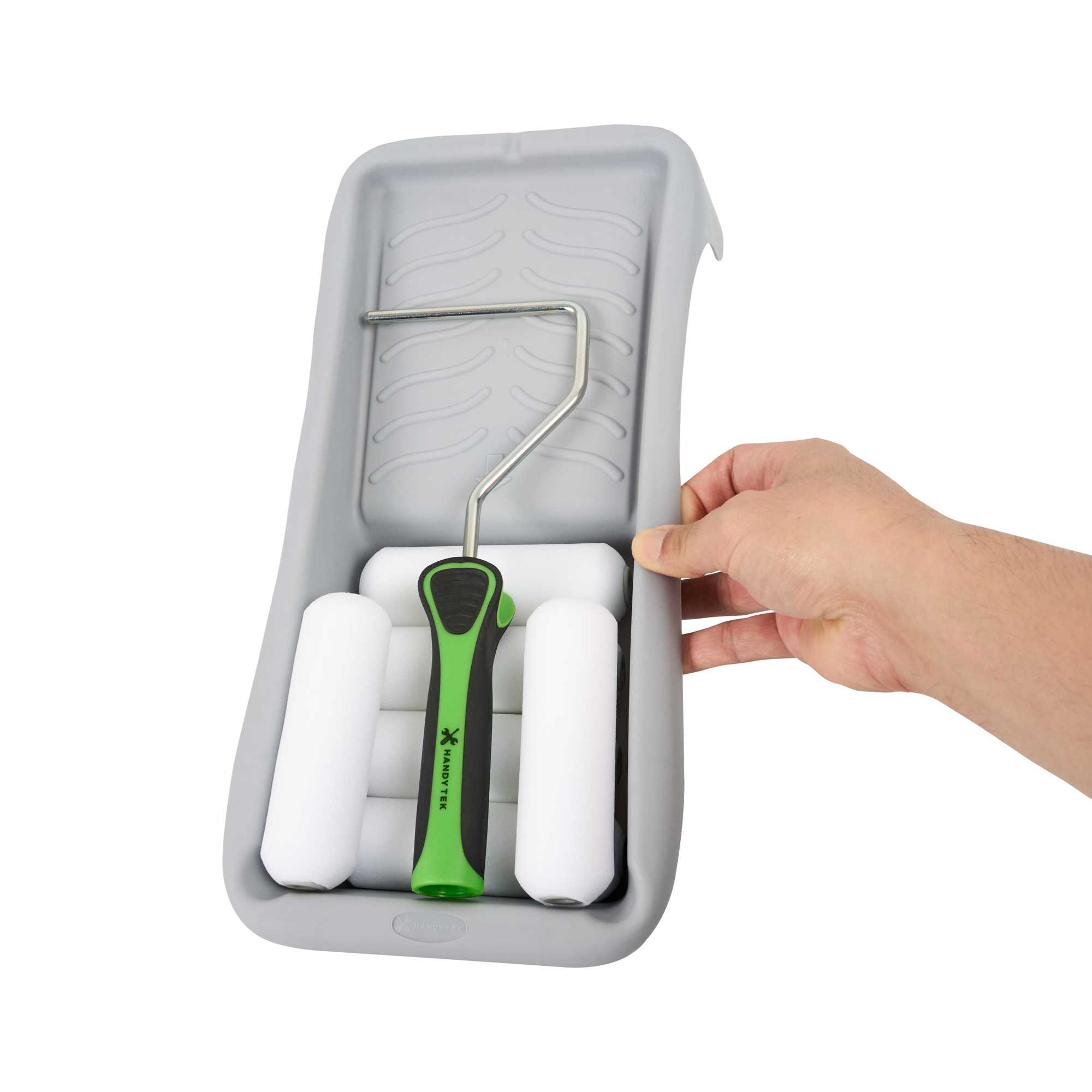 Handy Tek Paint Roller Kit - 8-Piece - 13 3/4" x 6 3/4" x 2 1/4" - 12 count box