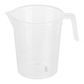 Chef 101 2 qt (8 cups) Clear Plastic Measuring Cup - 6 3/4" x 4 3/4" x 7" - 1 count box