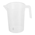 Chef 101 1 qt (4 cups) Clear Plastic Measuring Cup - 5 1/4" x 3 3/4" x 6 1/4" - 10 count box