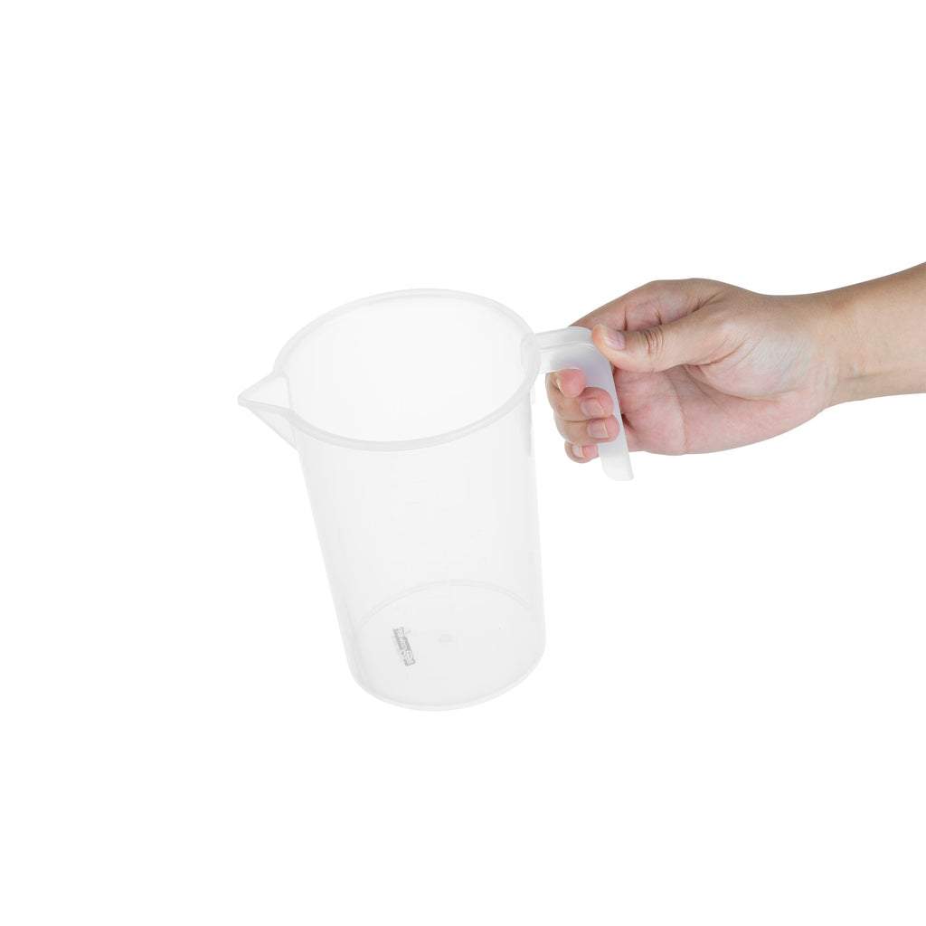 Chef 101 1 qt (4 cups) Clear Plastic Measuring Cup - 5 1/4" x 3 3/4" x 6 1/4" - 10 count box