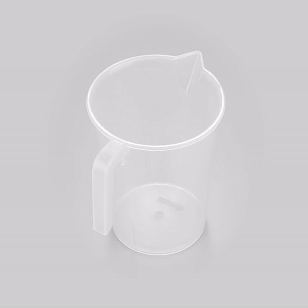 Chef 101 1 qt (4 cups) Clear Plastic Measuring Cup - 5 1/4" x 3 3/4" x 6 1/4" - 10 count box