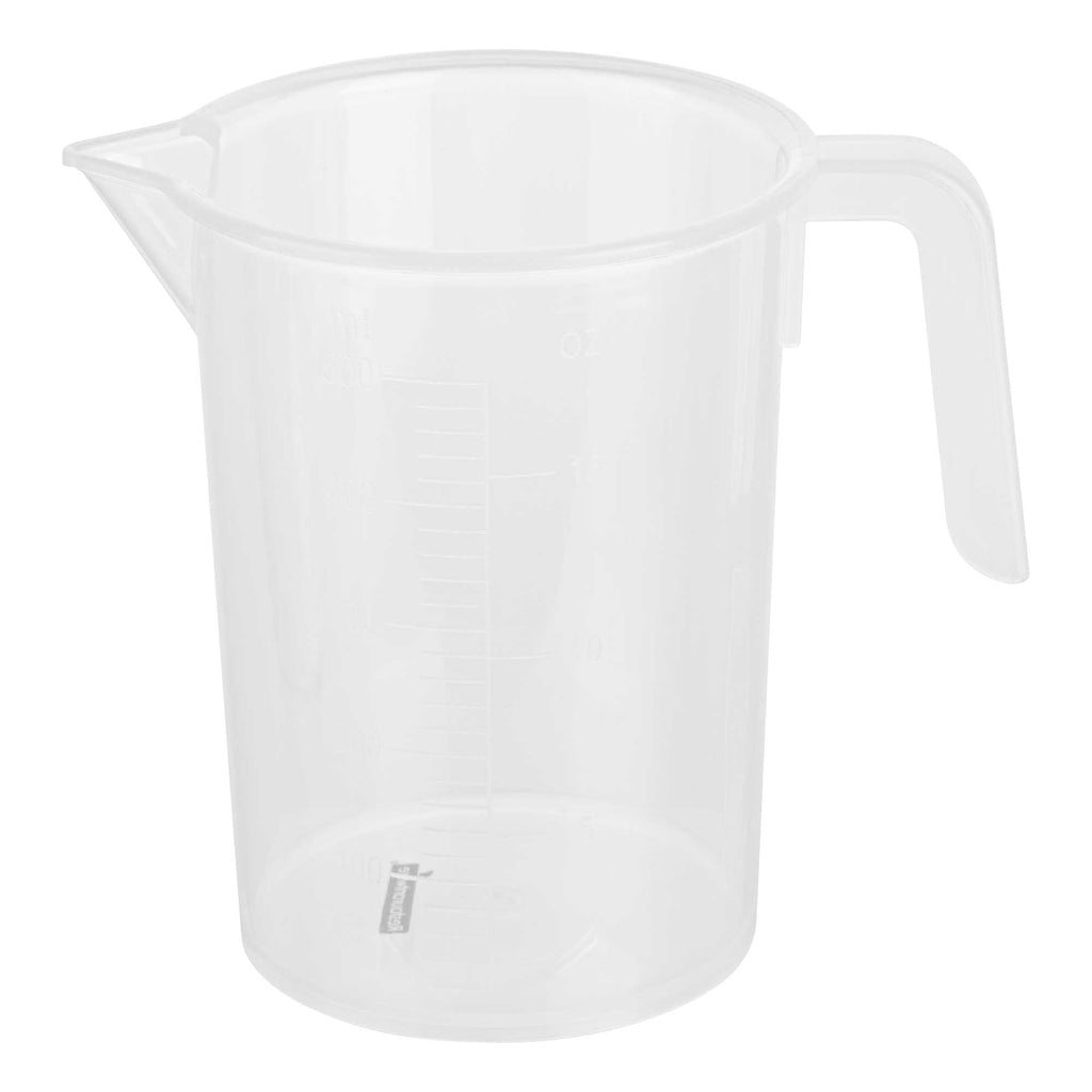Chef 101 16 oz (2 cups) Clear Plastic Measuring Cup - 4 1/4" x 3 1/2" x 5" - 1 count box
