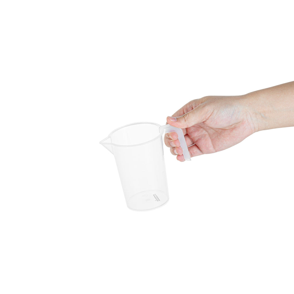 Chef 101 1-cup Clear Plastic Measuring Cup - 3 3/4" x 2 1/2" x 4 1/4" - 10 count box