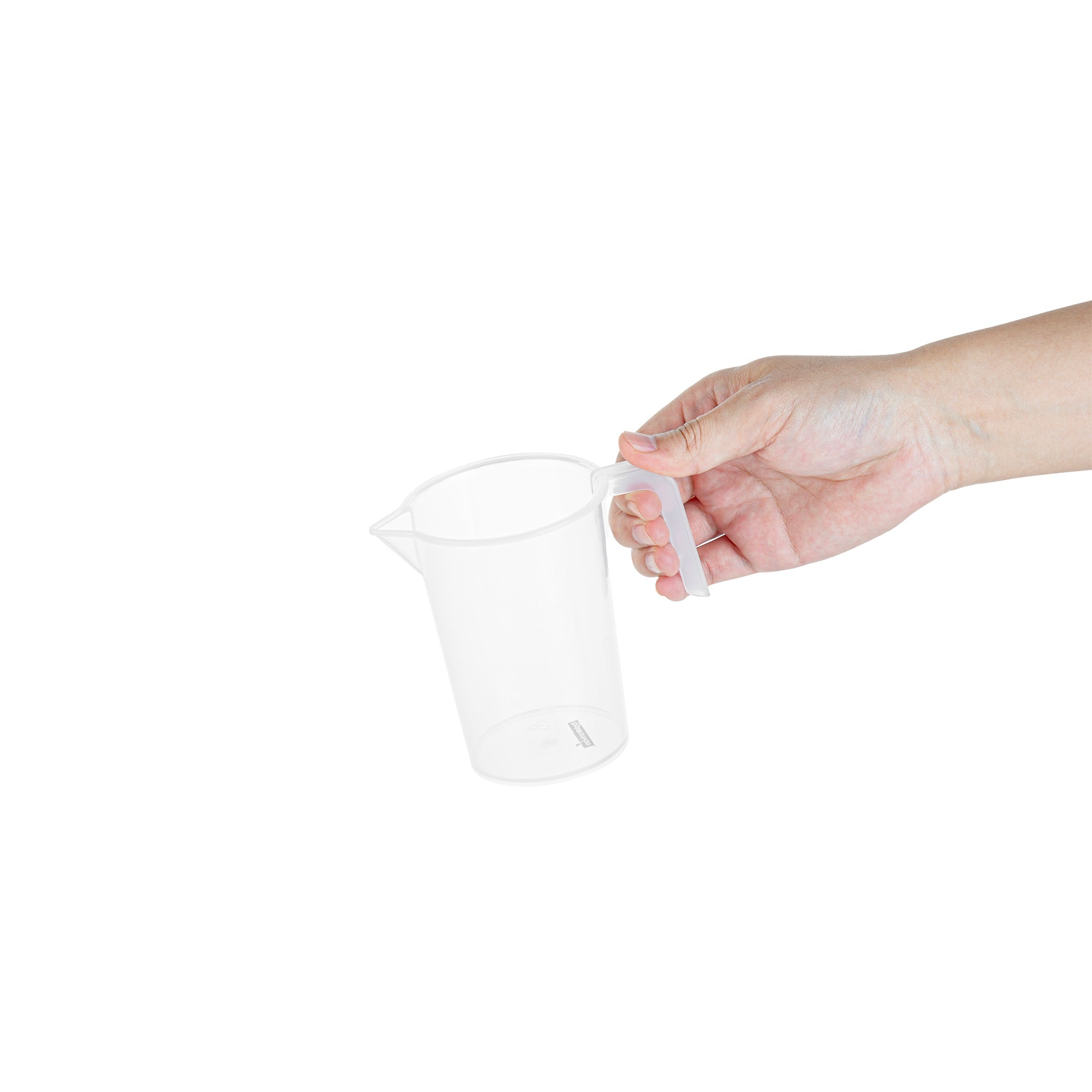 Chef 101 1-cup Clear Plastic Measuring Cup - 3 3/4" x 2 1/2" x 4 1/4" - 10 count box