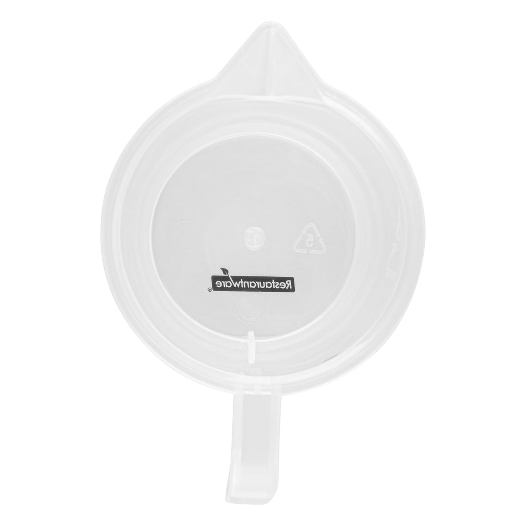 Chef 101 1-cup Clear Plastic Measuring Cup - 3 3/4" x 2 1/2" x 4 1/4" - 10 count box