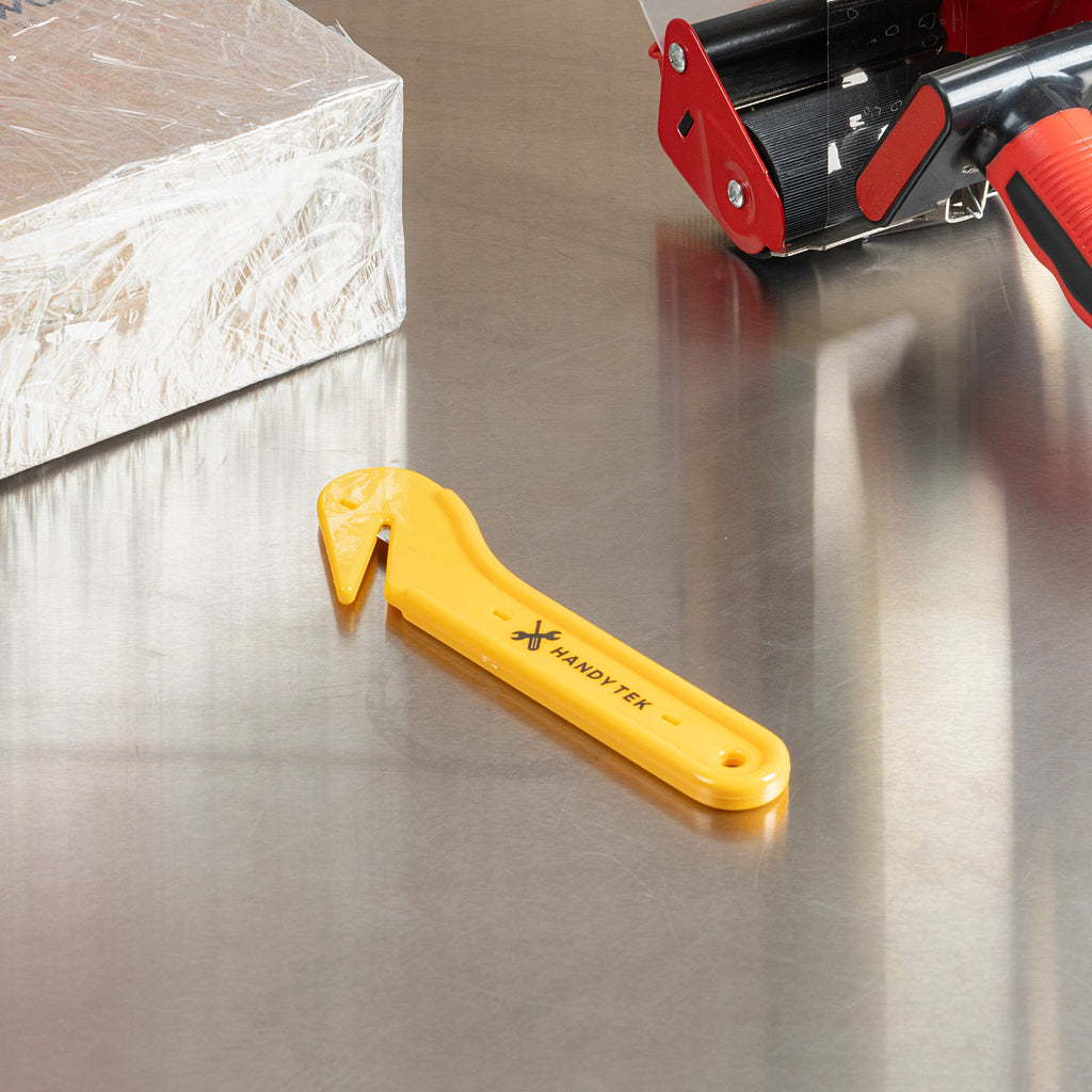Handy Tek Yellow Disposable Film Cutter - 6 3/4" - 1 count box