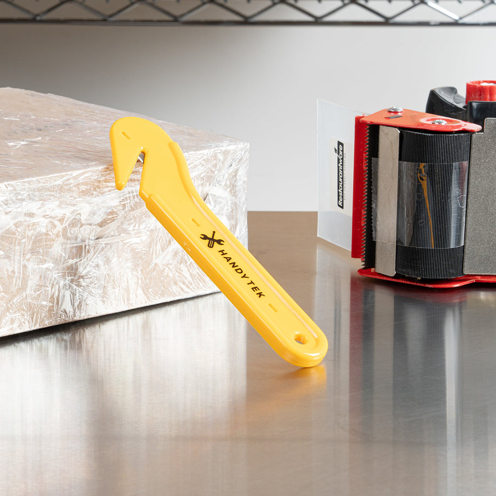Handy Tek Yellow Disposable Film Cutter - 6 3/4" - 12 count box