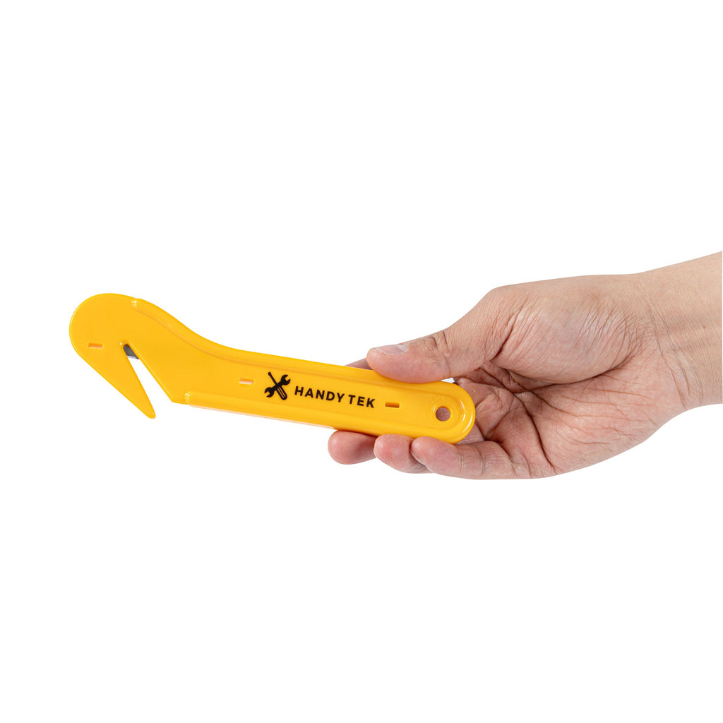 Handy Tek Yellow Disposable Film Cutter - 6 3/4" - 12 count box