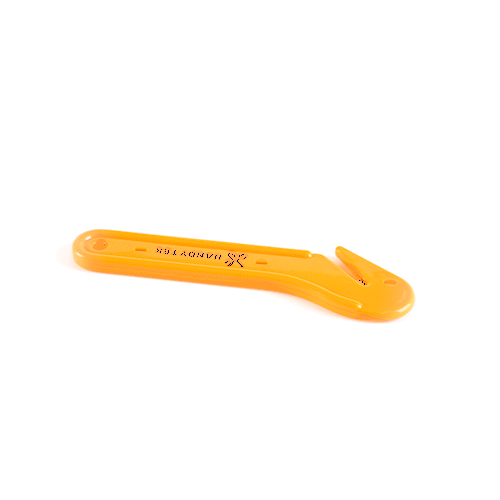 Handy Tek Yellow Disposable Film Cutter - 6 3/4" - 12 count box