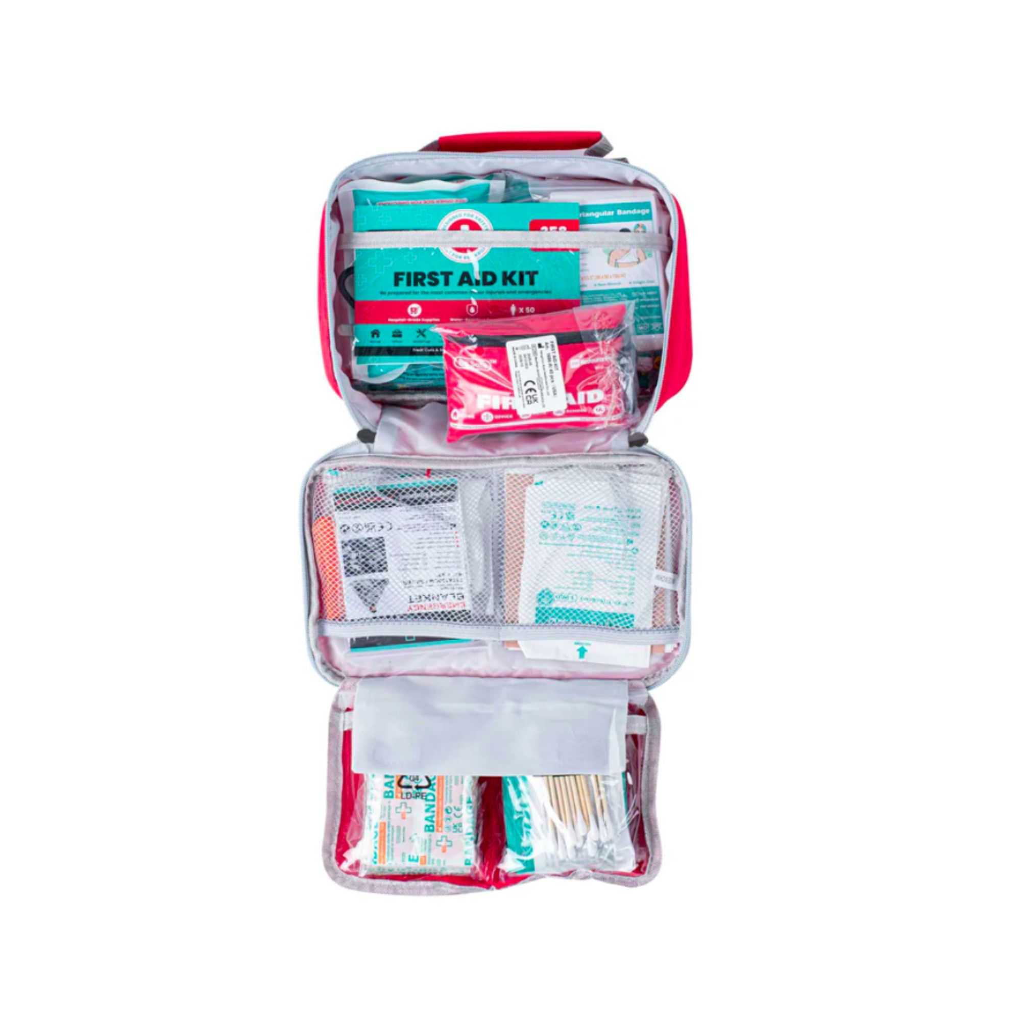 Be Safe 50-Person Class A 2-in-1 First Aid Kit - 258 Piece - 1 count box