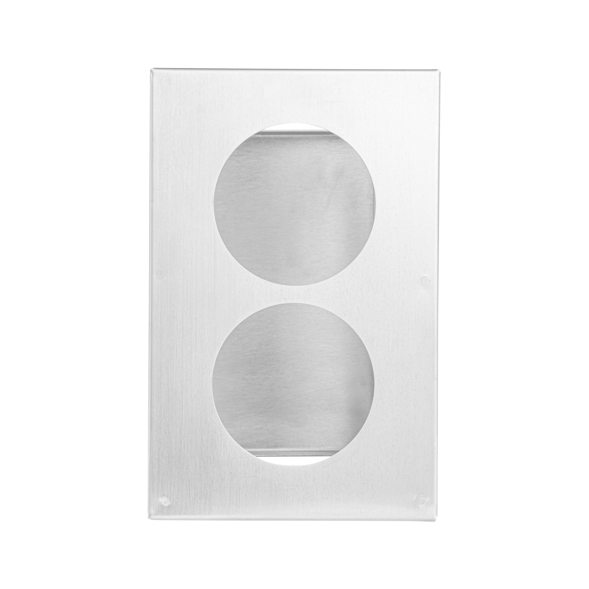 Met Lux Two Hole Stainless Steel Squeeze Bottle Holder - Fits 1/9 Size Opening - 7" x 4 1/2" x 6 1/4" - 1 count box