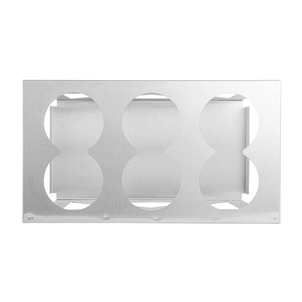 Met Lux Six Hole Stainless Steel Squeeze Bottle Holder - Fits 1/3 Size Opening - 12 3/4" x 7" x 6 1/4" - 1 count box