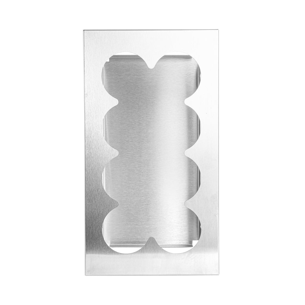Met Lux Eight Hole Stainless Steel Squeeze Bottle Holder - Fits 1/3 Size Opening - 12 3/4" x 7" x 6 1/4" - 1 count box