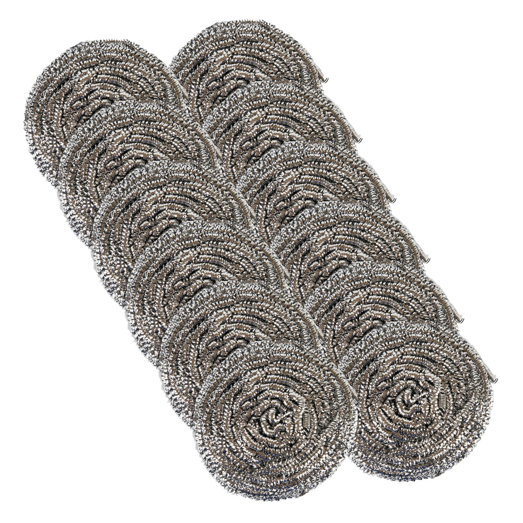 Clean Tek Professional 50g Stainless Steel Scrubber - 10 count box
