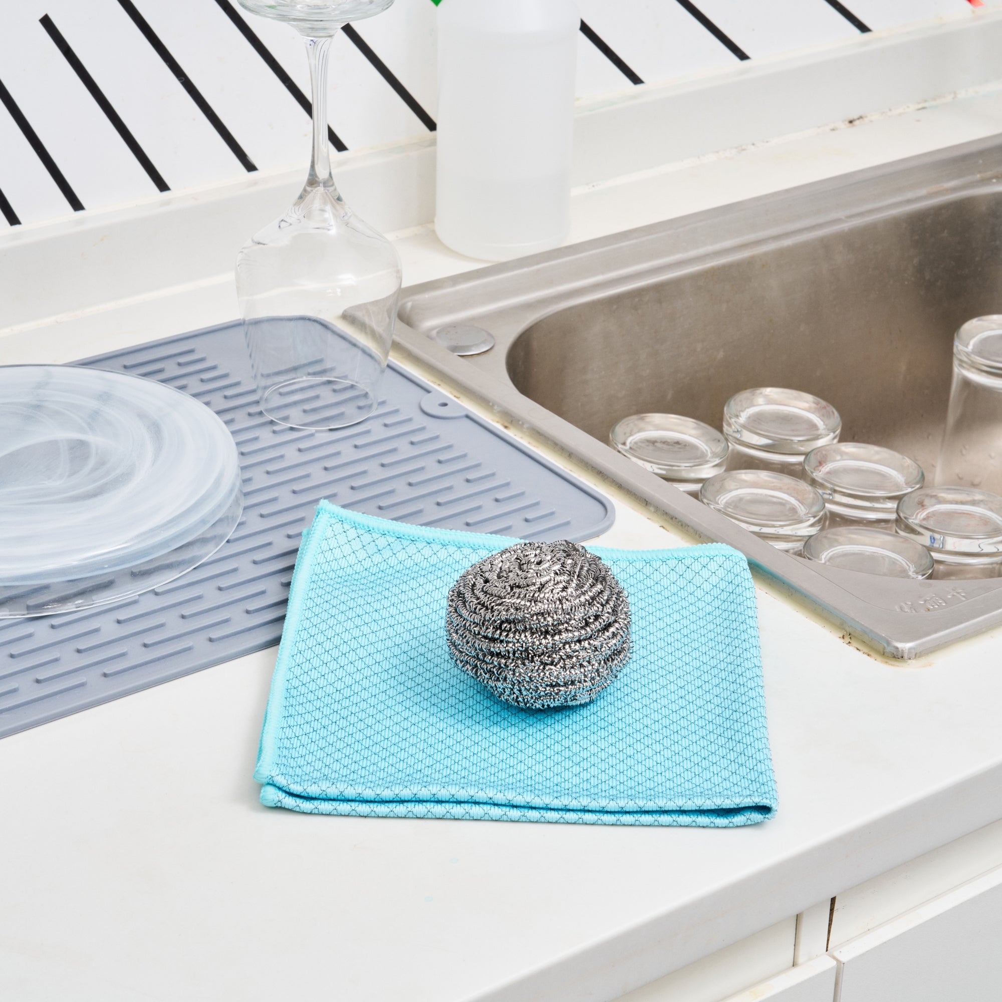 Clean Tek Professional 50g Stainless Steel Scrubber - 100 count box