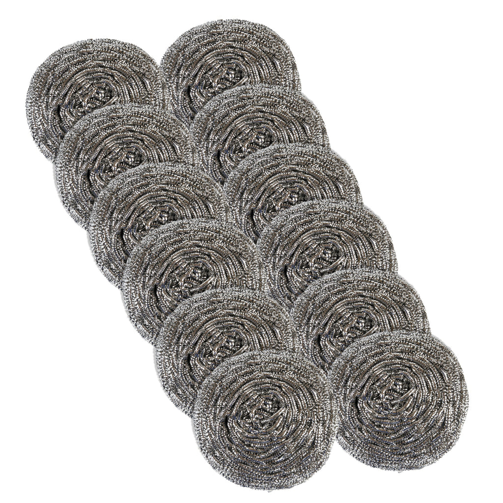 Clean Tek Professional 100g Stainless Steel Scrubber - 10 count box