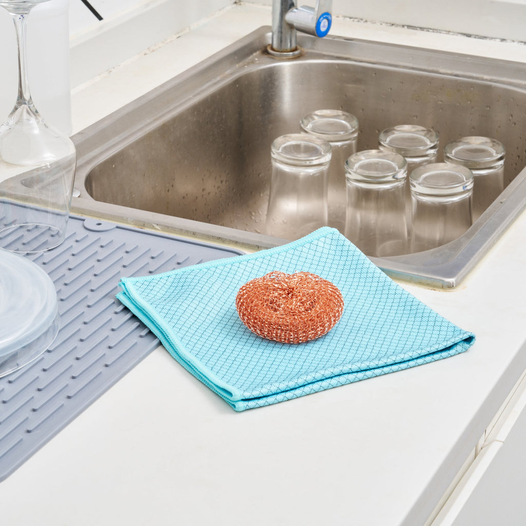 Clean Tek Professional Copper-Coated Steel Scrubber - 120 count box