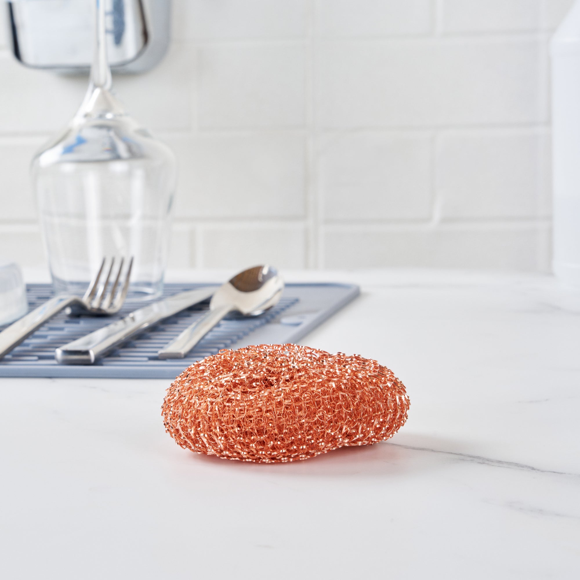 Clean Tek Professional Copper-Coated Steel Scrubber - 120 count box