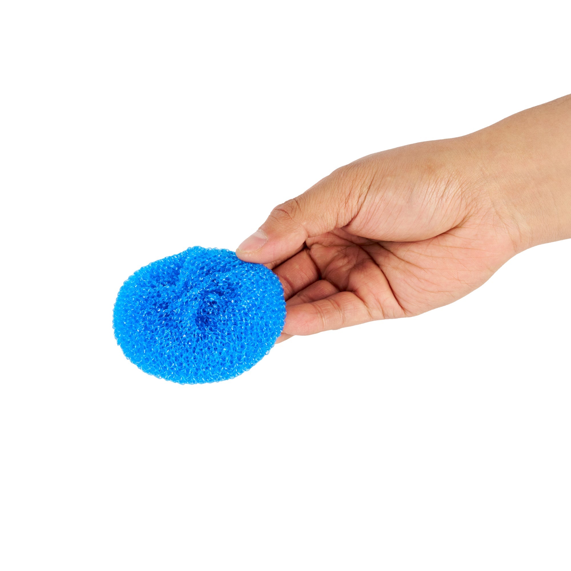Clean Tek Professional Assorted Plastic Mesh Dish Scrubber - Non-Scratch - 4 count box