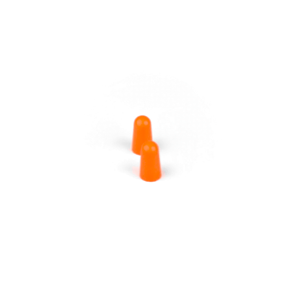 Be Safe Orange Uncorded Foam Earplugs - 200 pairs