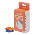 Be Safe Orange and Blue Corded Foam Earplugs - 10 pairs