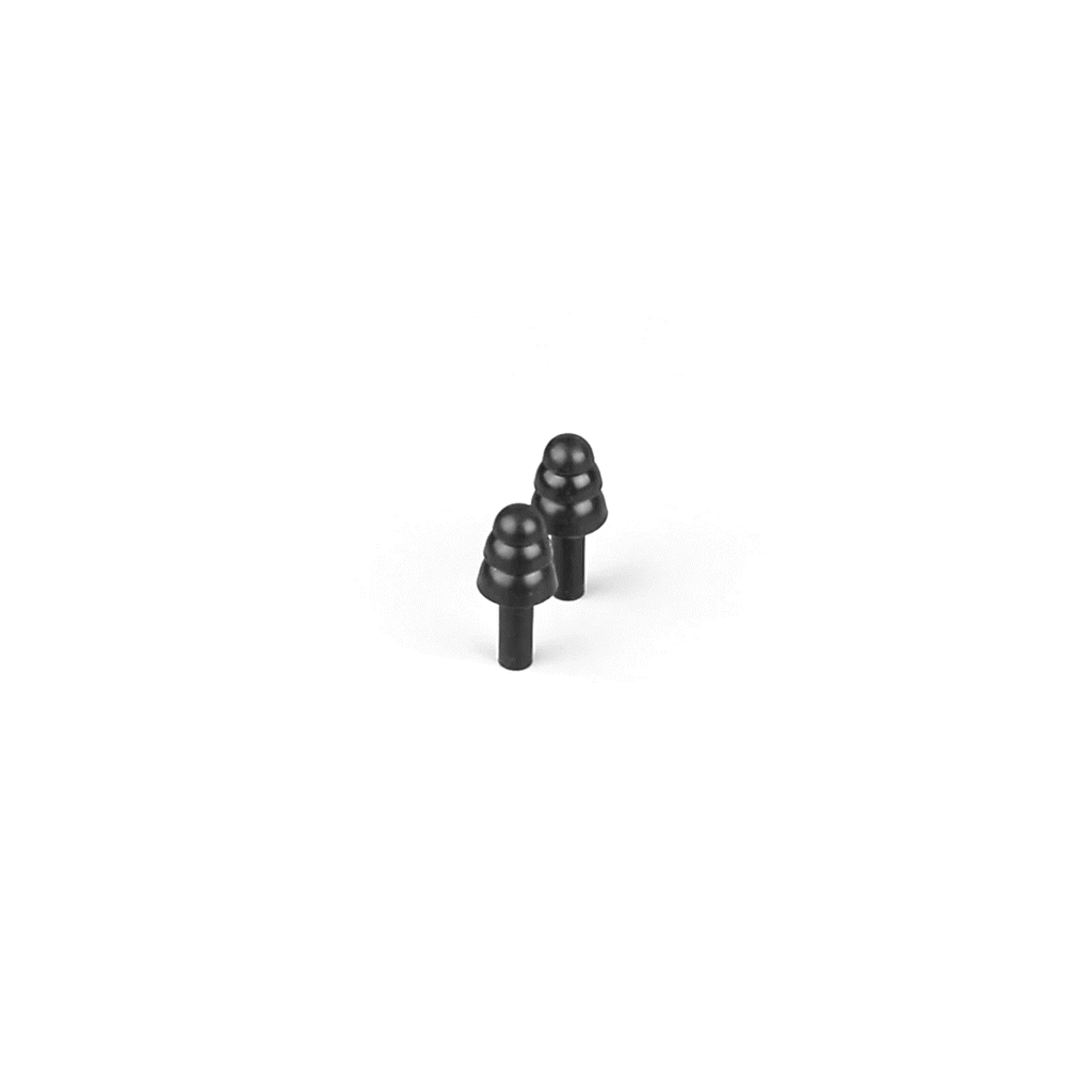 Be Safe Black Silicone Uncorded Earplugs - 200 pairs
