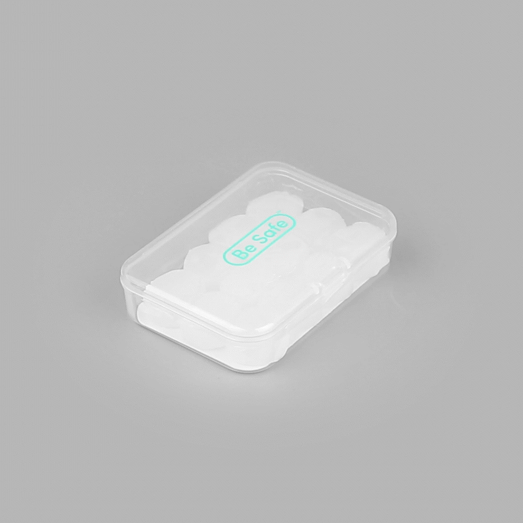 Be Safe Silicone Soft Moldable Putty Earplugs - 120 pairs