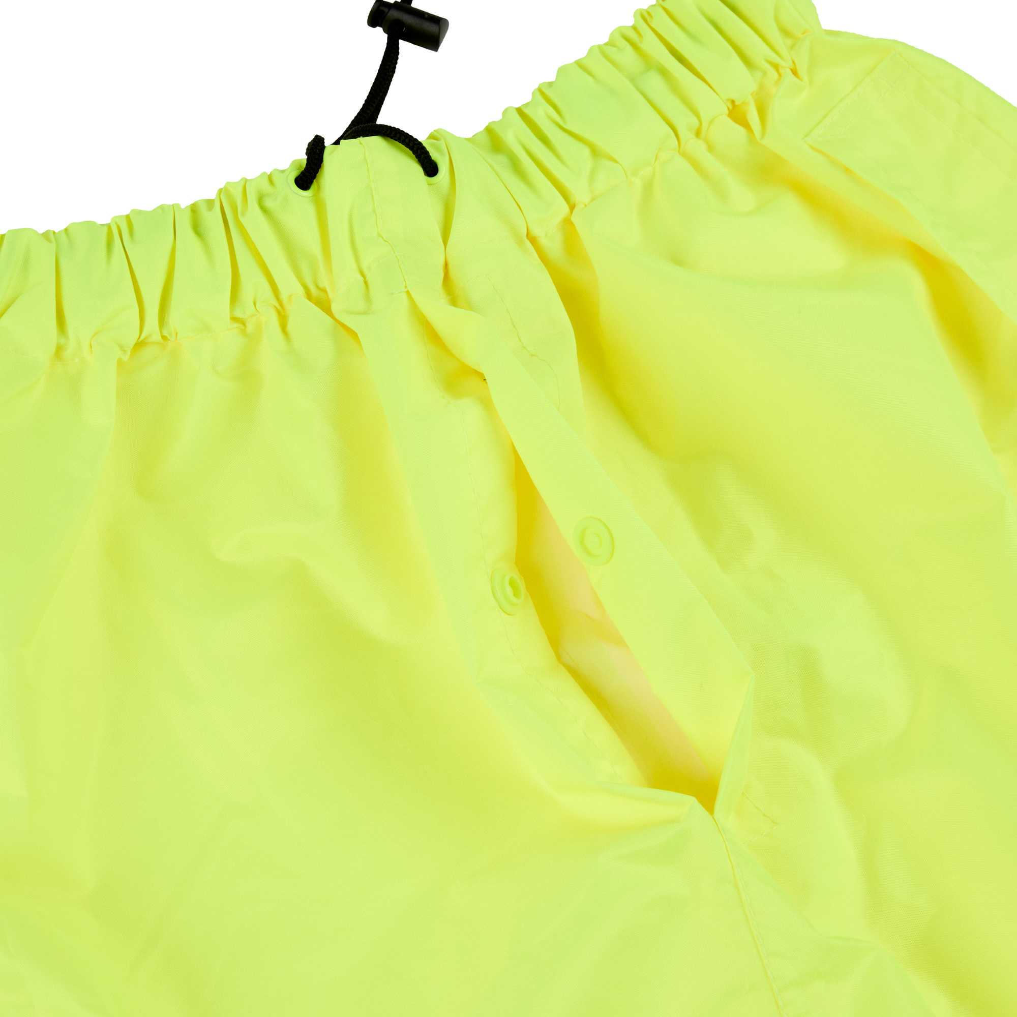Be Safe Class E Lime M High Visibility Lightweight Rain Pants - Reflective Tape - 1 count box