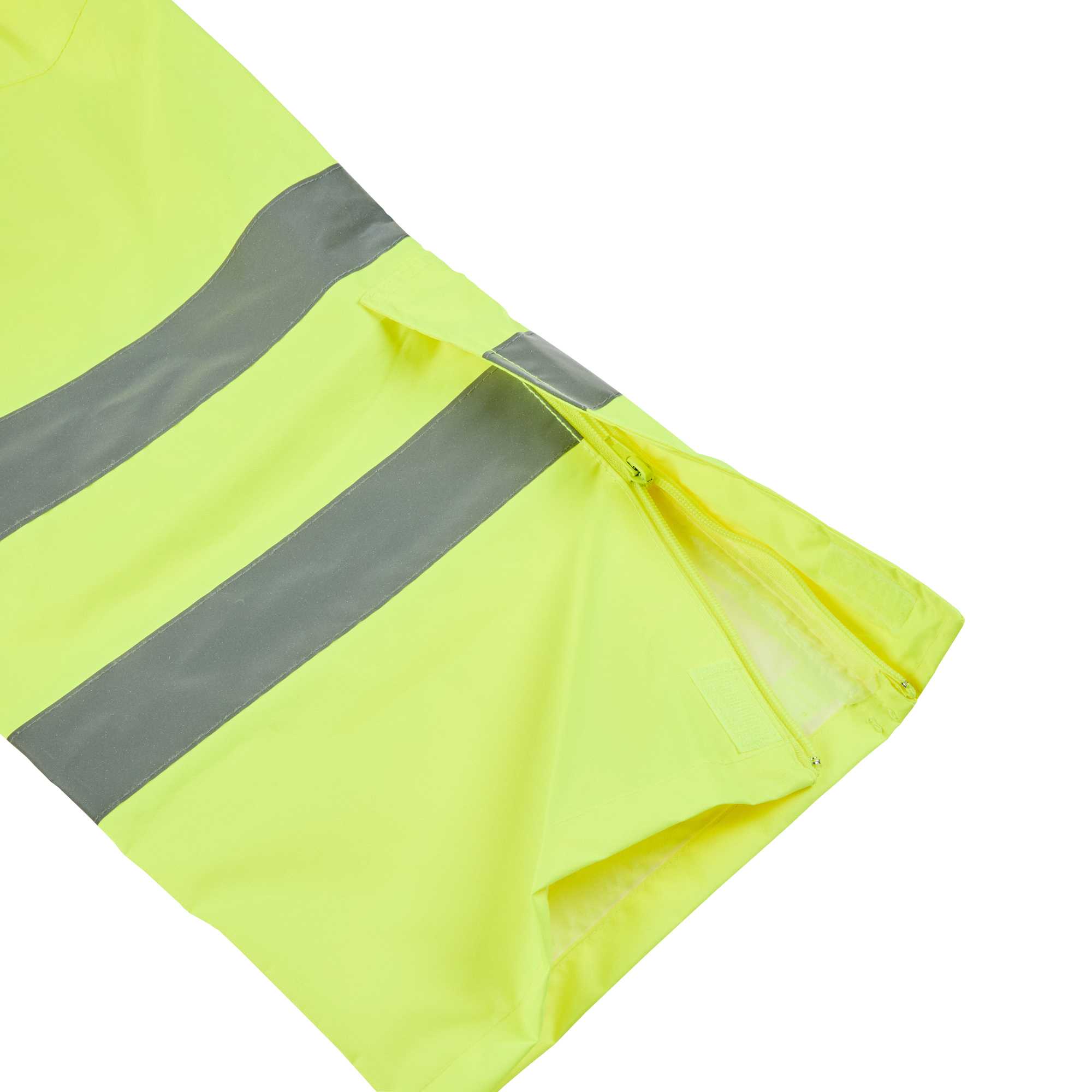 Be Safe Class E Lime 2XL High Visibility Lightweight Rain Pants - Reflective Tape - 20 count box