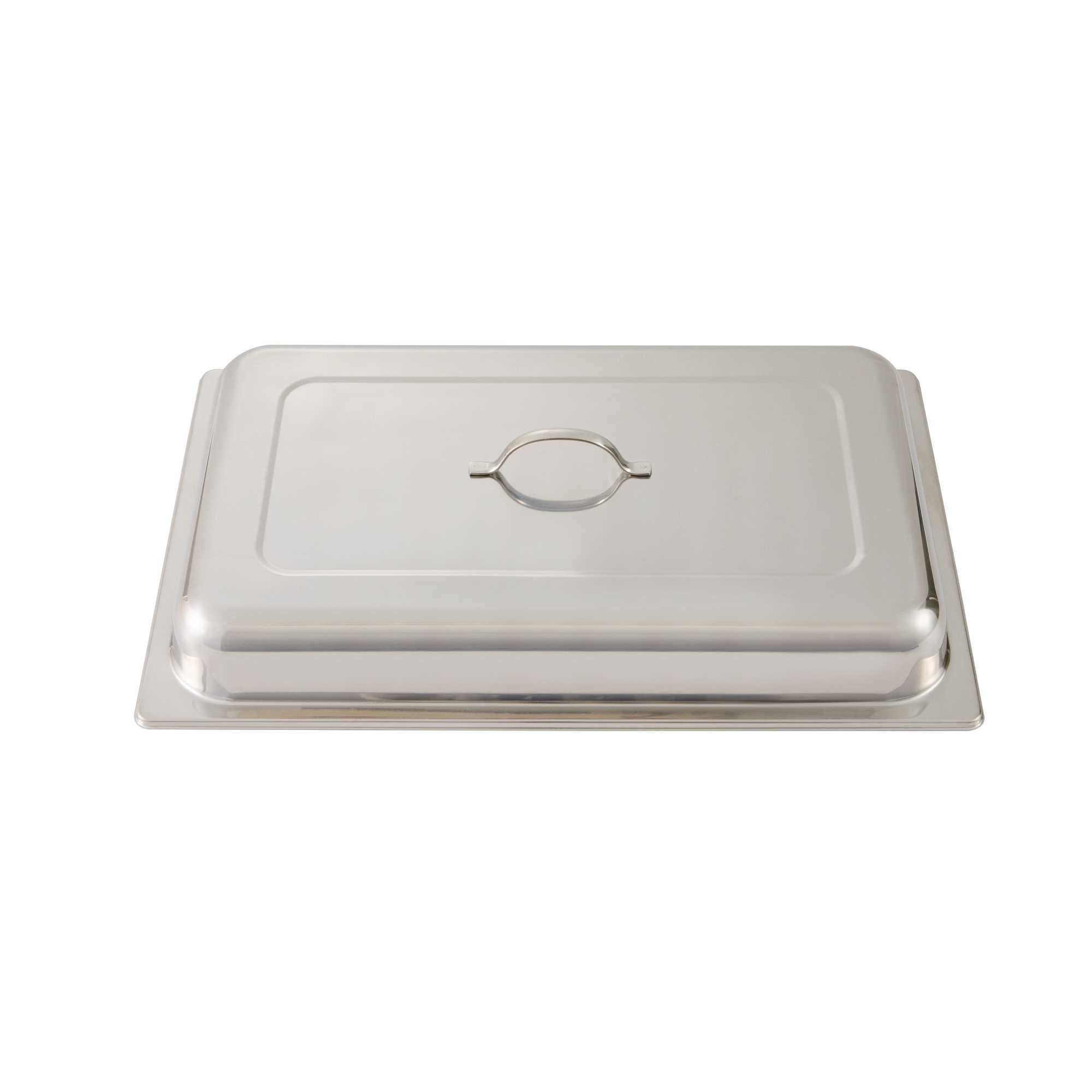 Cater Tek Full Size Stainless Steel Chafer Cover - with Handle - 1 count box