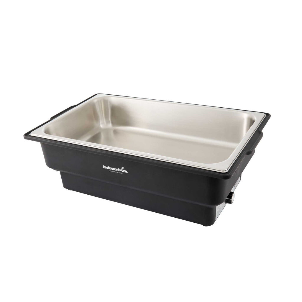 Cater Tek 14 qt Full Size Electric Water Pan / Warmer - Stainless Steel Chafer Cover, Food Pan, 120V, 760W - 1 count box