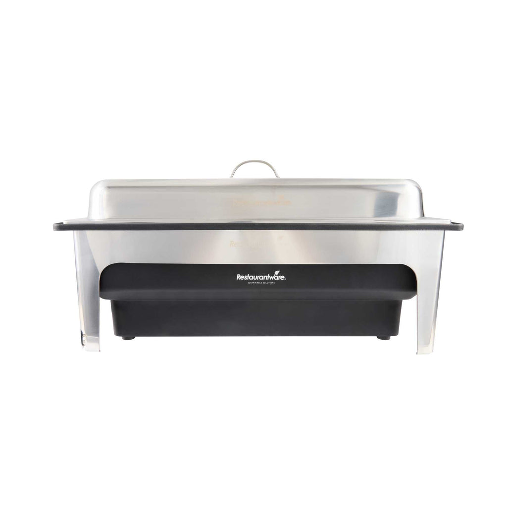 Cater Tek 9 qt Full Size Electric Chafer - Stainless Steel Chafer Cover, Food Pan, Stand, 120V, 760W - 1 count box