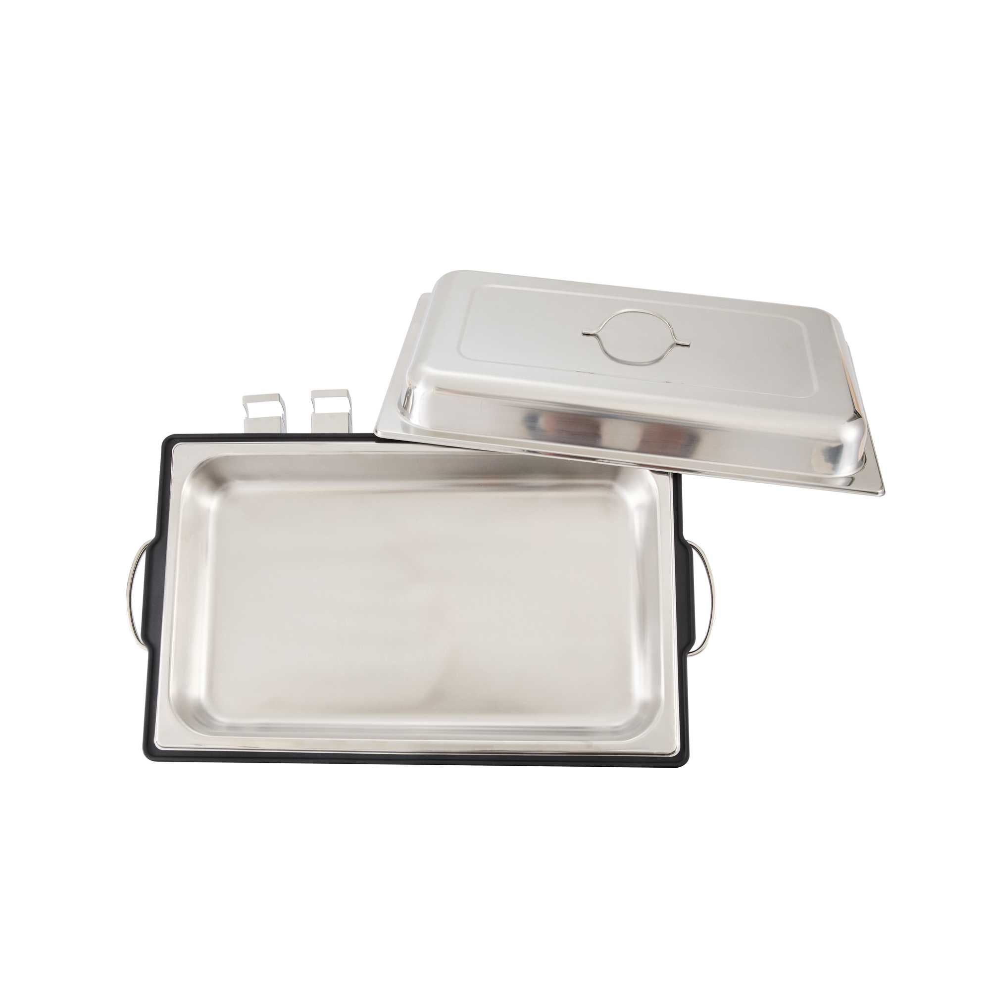 Cater Tek 9 qt Full Size Electric Chafer - Stainless Steel Chafer Cover, Food Pan, Stand, 120V, 760W - 1 count box
